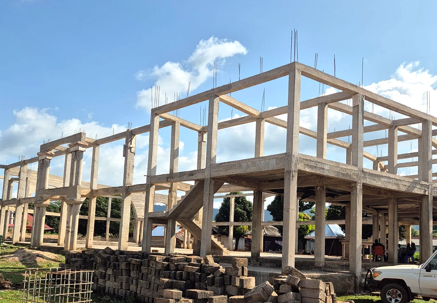 Catholic church projects across Ghana - Ground and concrete works 04