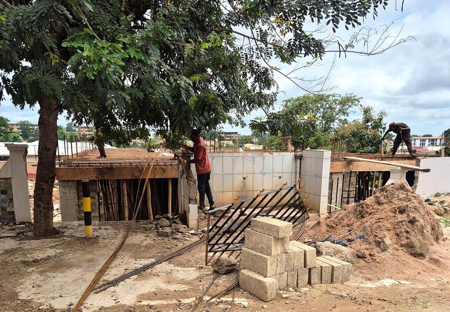 Catholic church projects across Ghana - Structure progress 08
