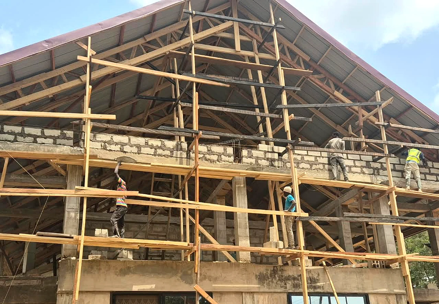 Catholic church projects across Ghana - Finishing and completion view 12