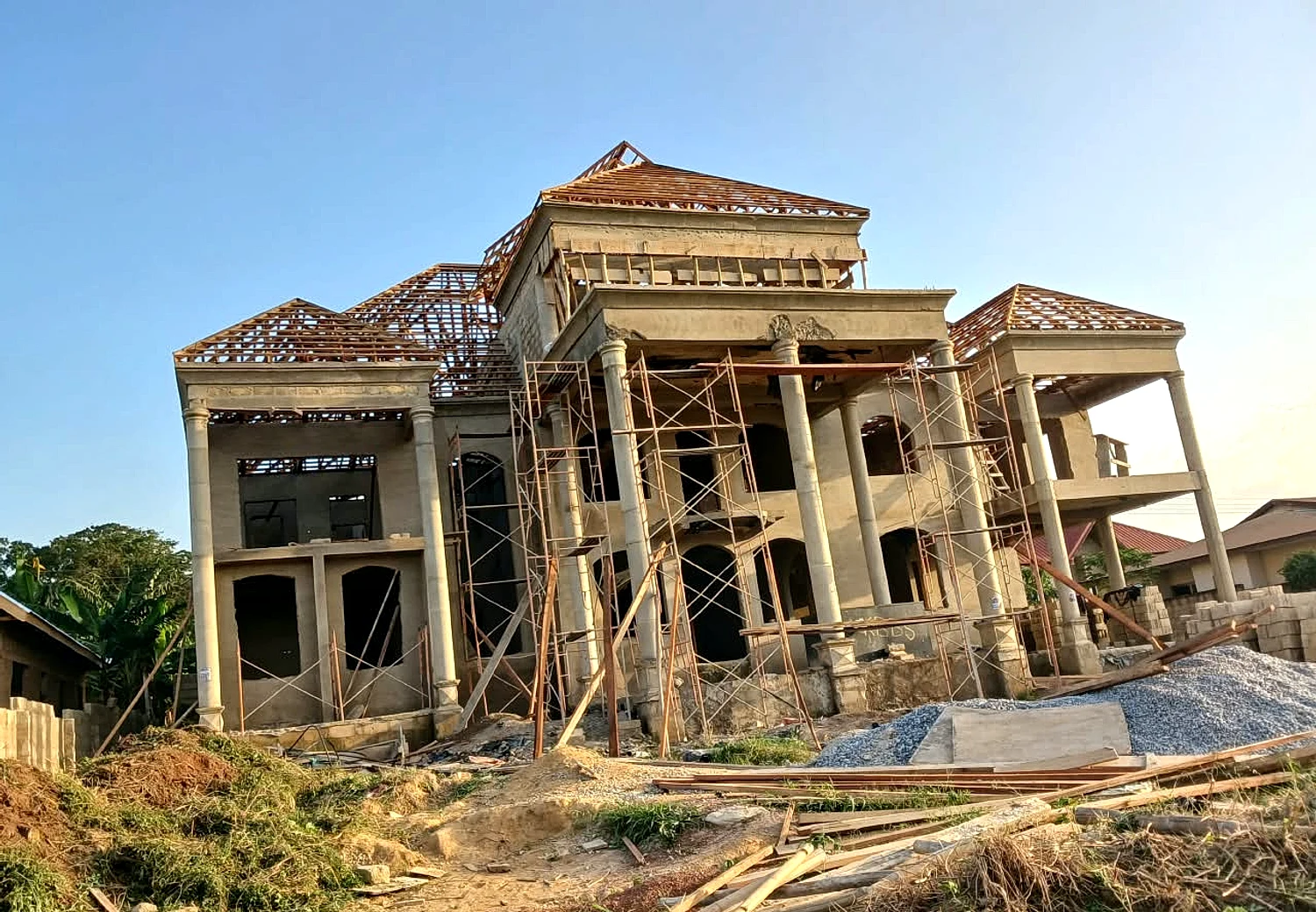 CEO's residence - Structure progress 03