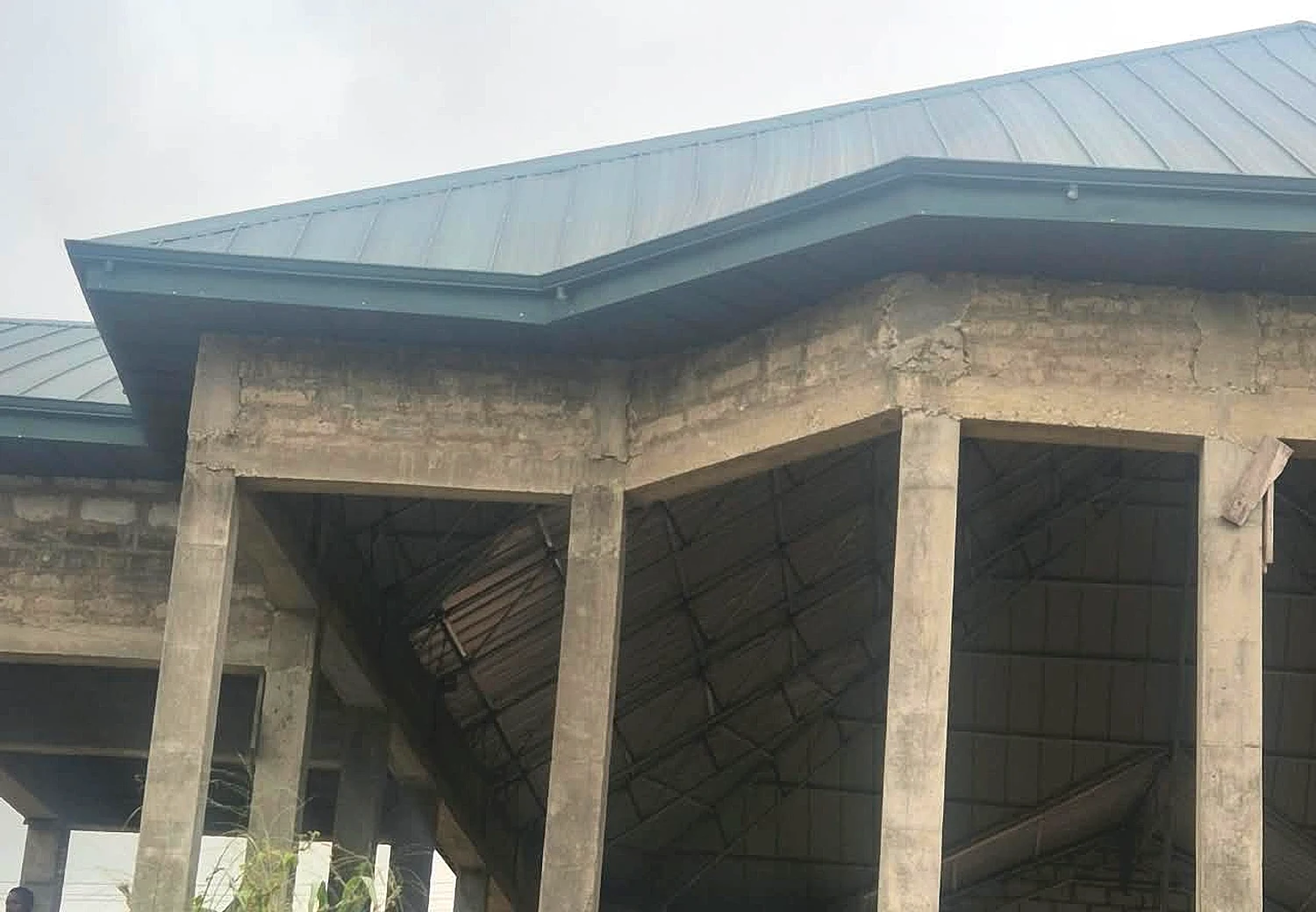 Construction of Catholic Church at Homase in Ashanti Region - Ground and concrete works 02
