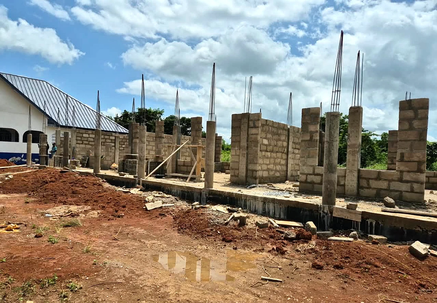 Construction of 3Unit Classroom block For OLA Prepare School at Techimantia - Foundation detail 03