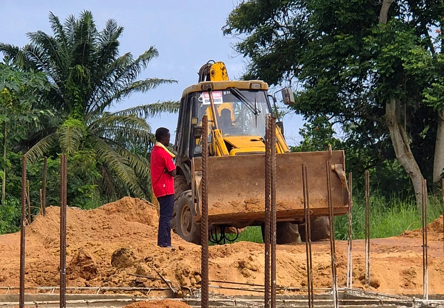 Construction of Hospital for OLA Sisters at Cape coast - Structure progress 06
