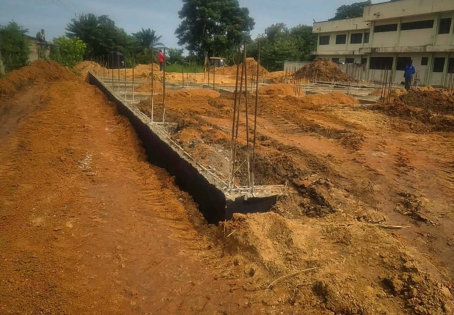 Construction of Hospital for OLA Sisters at Cape coast - Structure progress 08