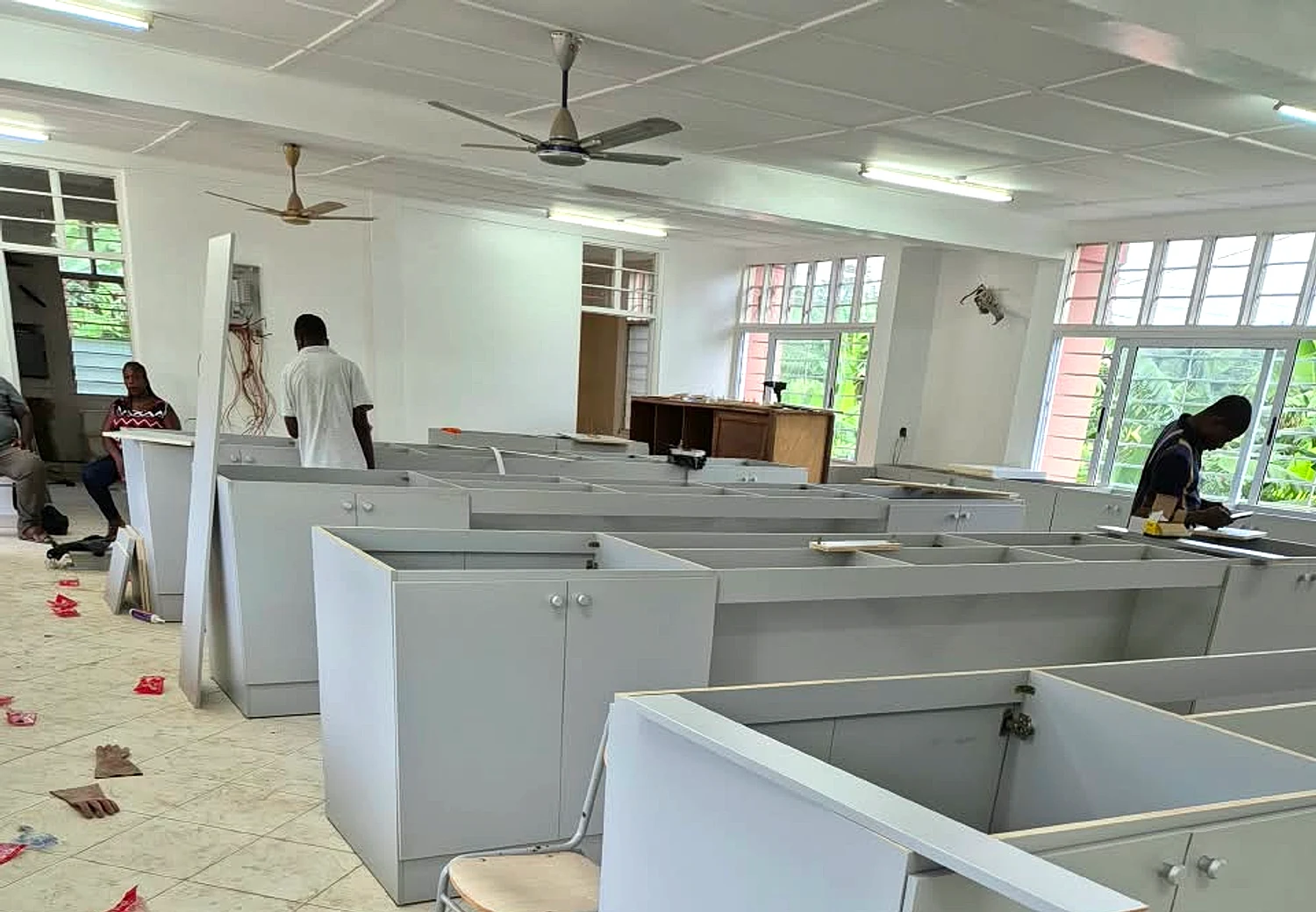 Renovation of Science blocks into pharmaceutical laboratories for pharmacy department at Sunyani Technical University- Sunyani - Foundation detail 02