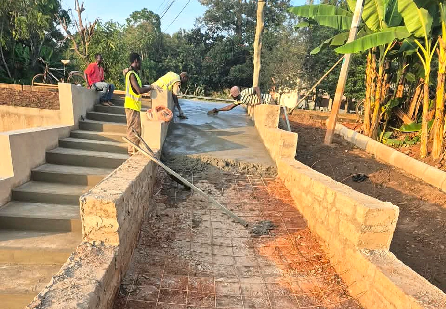 Renovation of Science blocks into pharmaceutical laboratories for pharmacy department at Sunyani Technical University- Sunyani - Structure progress 07