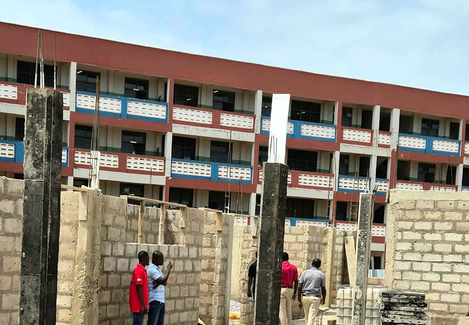 Construction of 9unit classroom blocks as creche for UENR BASIC SCHOOL at Sunyani - Finishing and completion view 13