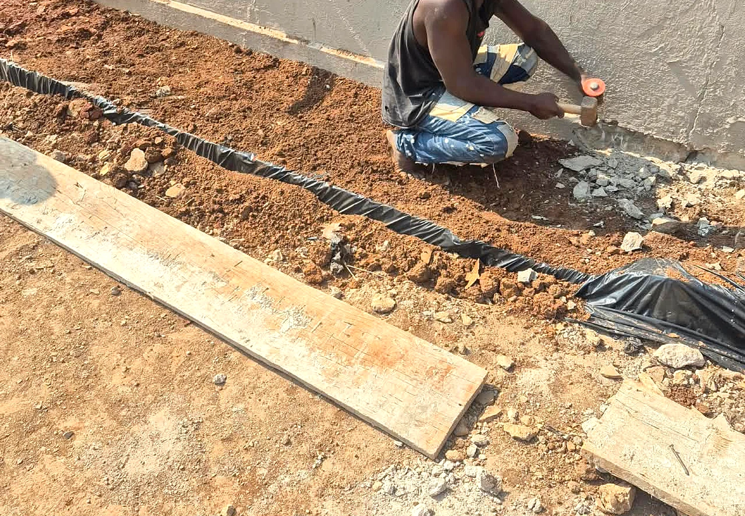 Renovation of Nurses Skills Lab for University of Energy And Natural Resources at Sunyani - Foundation detail 01