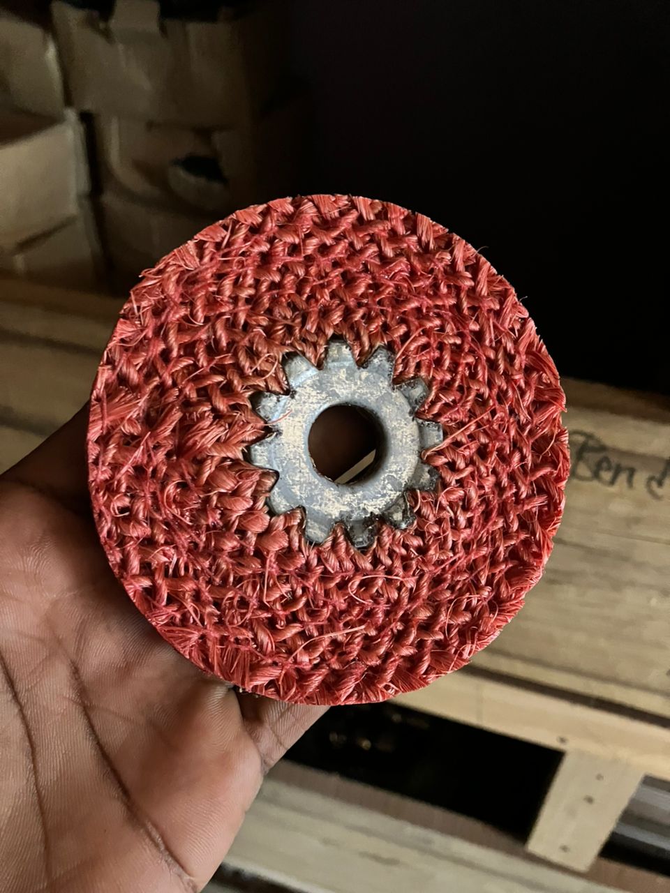 Red Abrasive Grinding Disc