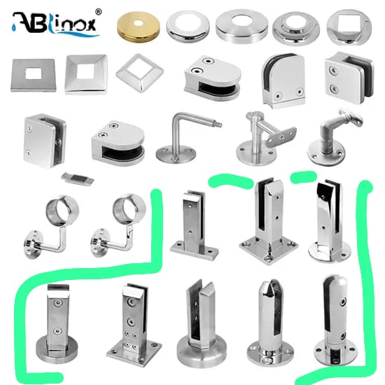 Stainless Steel & Aluminium Railing Accessories Set
