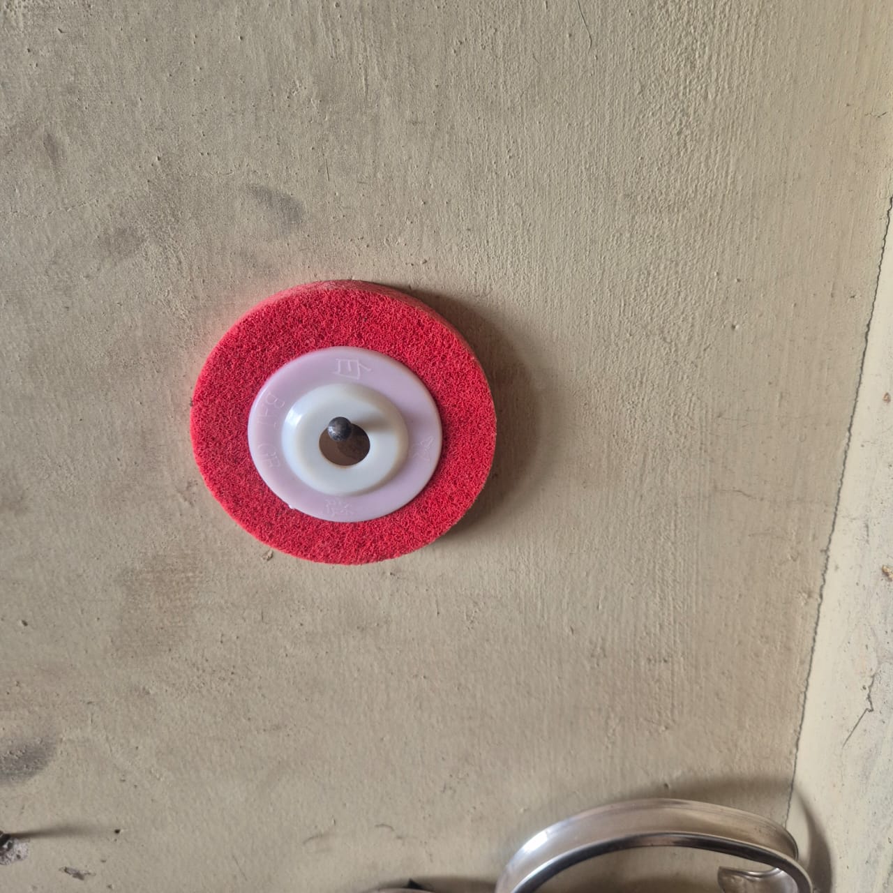 Red Felt Polishing Disc