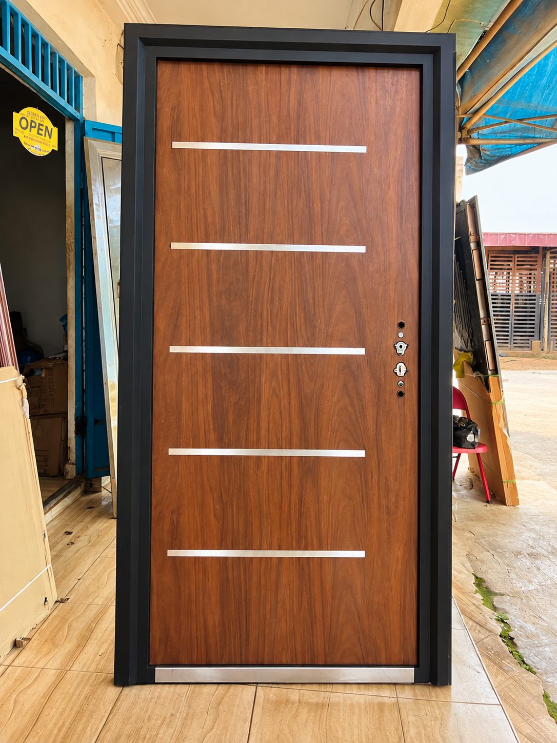 001 Brown door