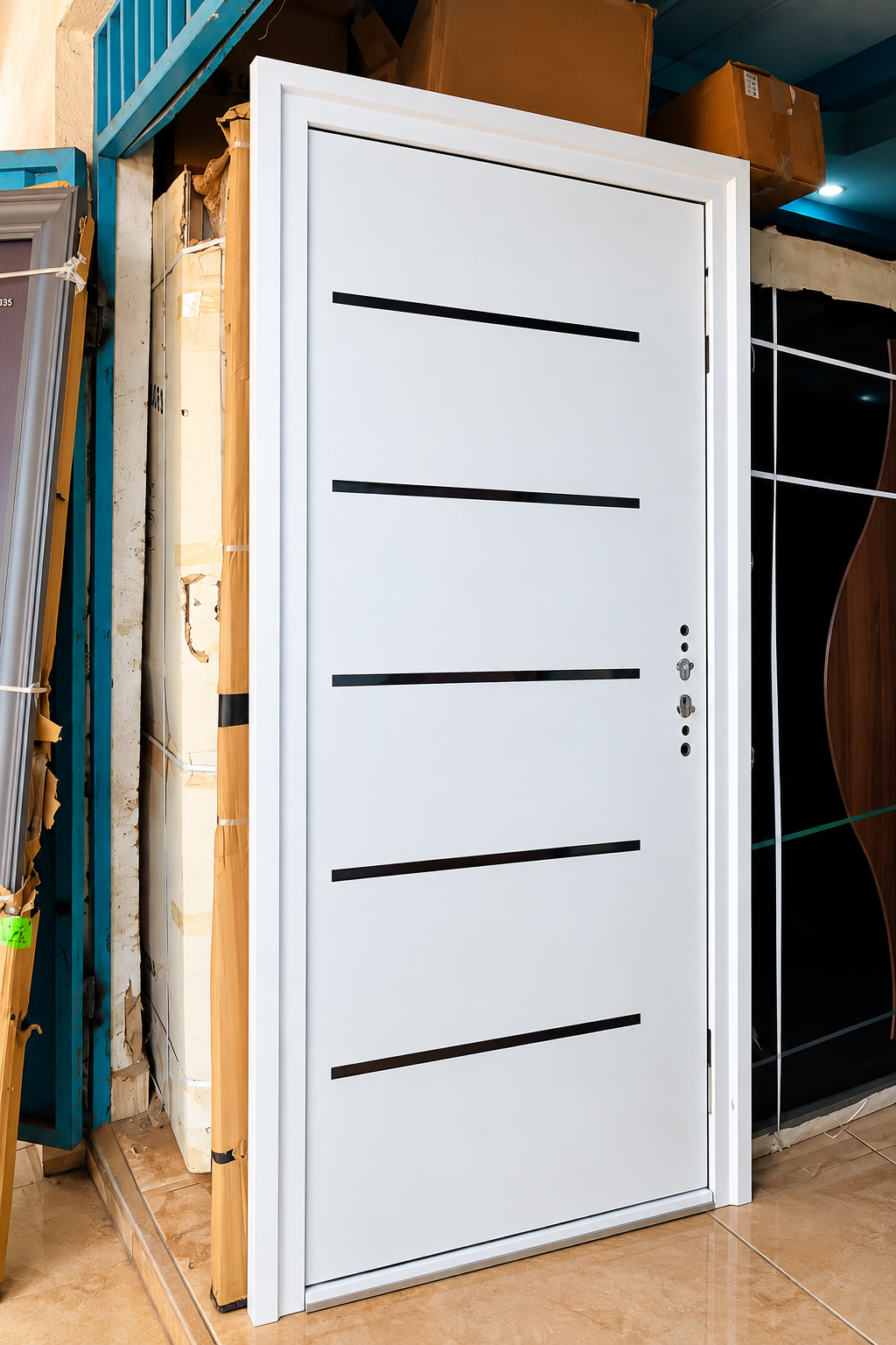 001 White door