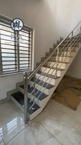 Stainless Steel Staircase Balustrade with Horizontal Bars