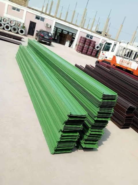 Self-Lock Roofing Sheets — Green